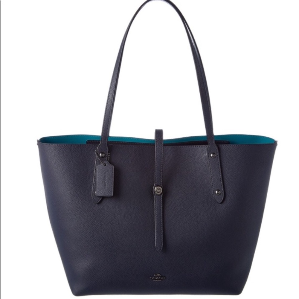 Coach leather tote NWOT